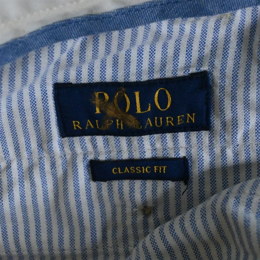 Polo Ralph Lauren 38x30 Yellow 100% Cotton Recent Classic Fit Mens Chino Pants